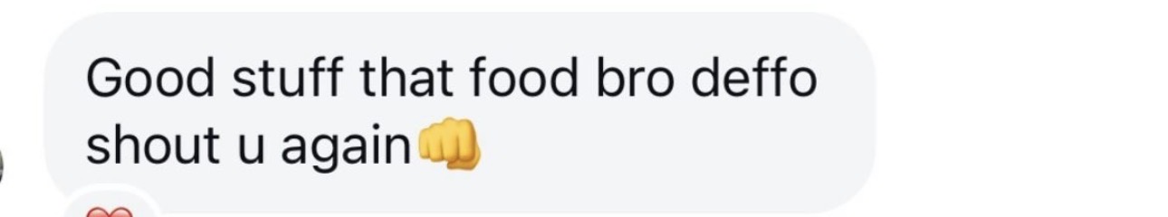Customer message